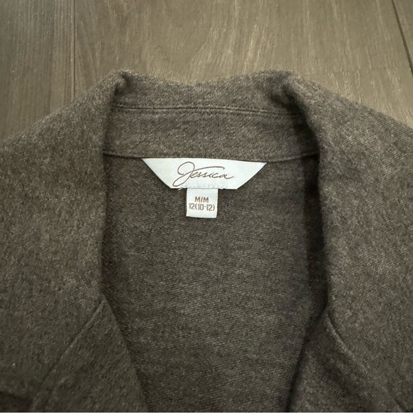 Jessica - 100% Cotton Grey Blazer - Picture 4 of 5